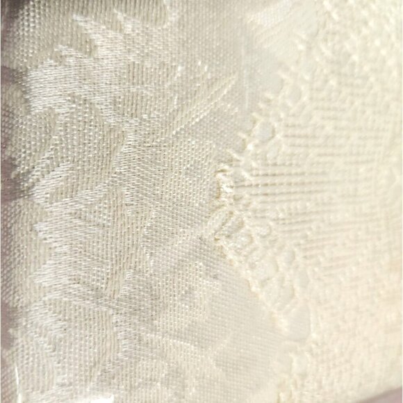 Irene Estex Jacquard Panel With Lace Valance Voile Liner and 2 Tie-backs 60x63 B - Picture 12 of 12